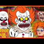 Horror Animation Compilation 5: New Pennywise vs Old Pennywise vs Chucky vs Freddy Krueger